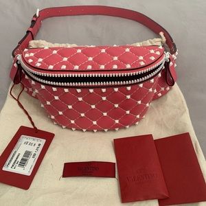Valentino Pink Fanny Pack Bag